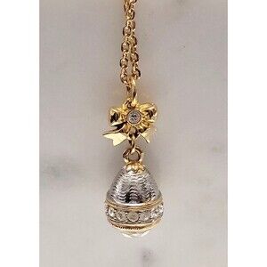 Joan Rivers Teardrop Crystal Pendant Necklace Elegant Designer Jewelry 24 In Vtg
